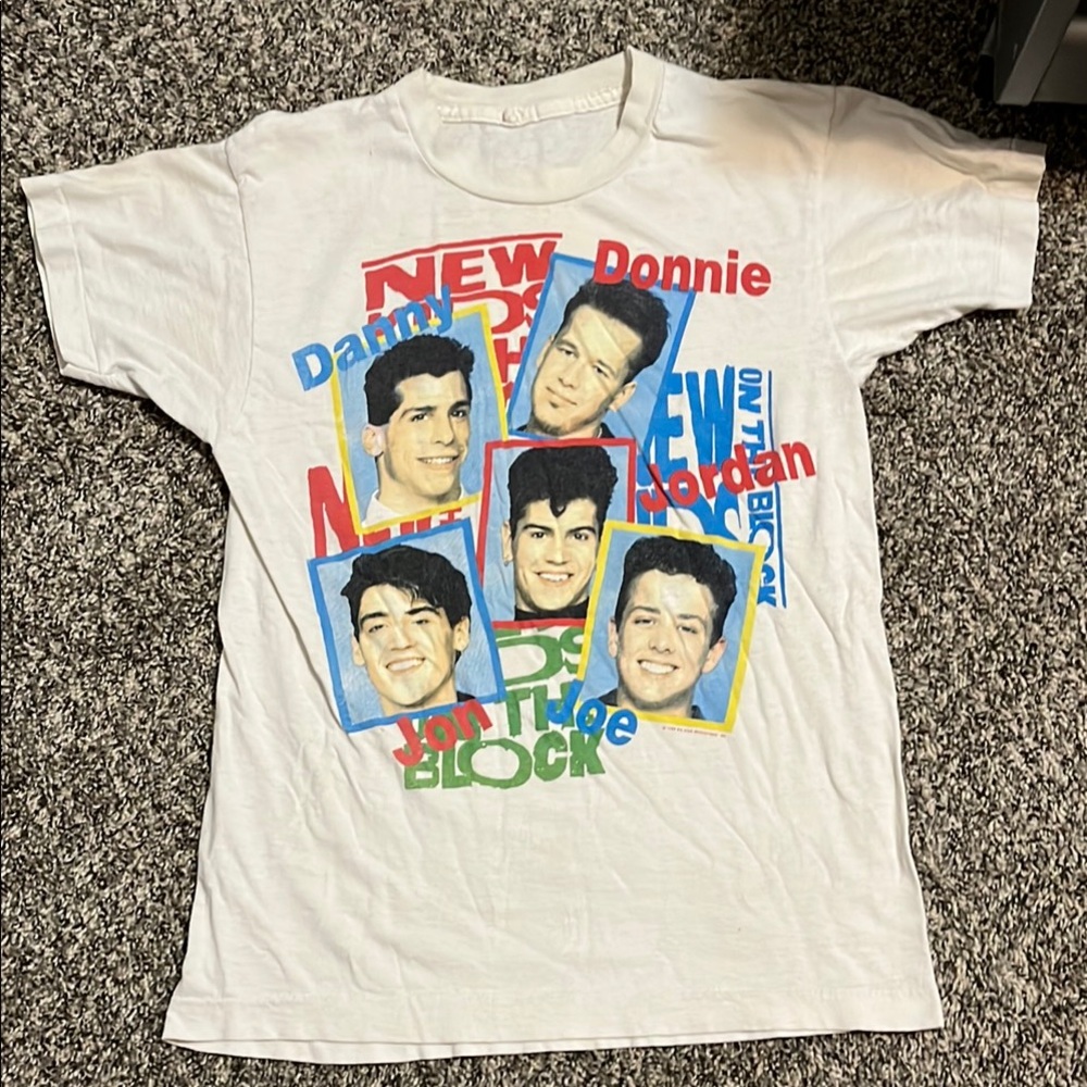 Vintage NKOTB tshirt new kids on the block